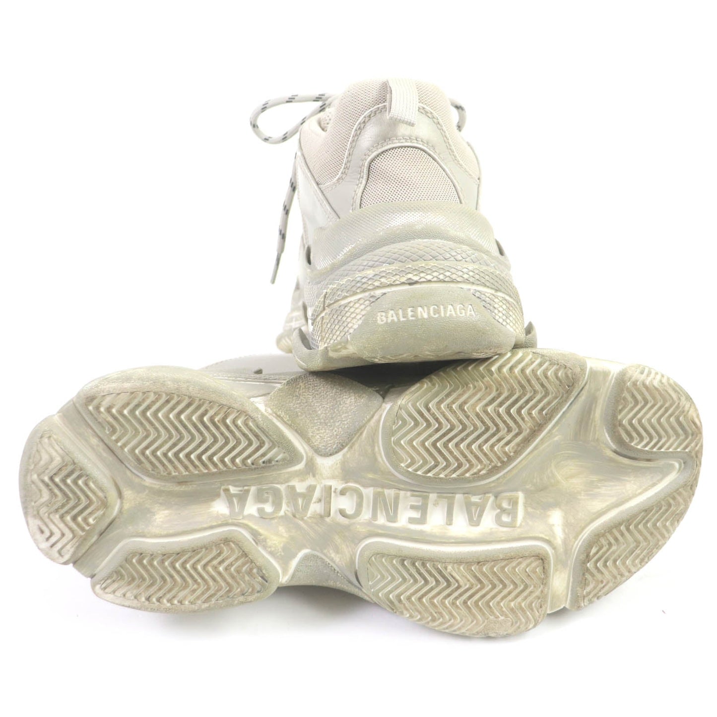 Balenciaga Triple S Distressed Dad Shoes