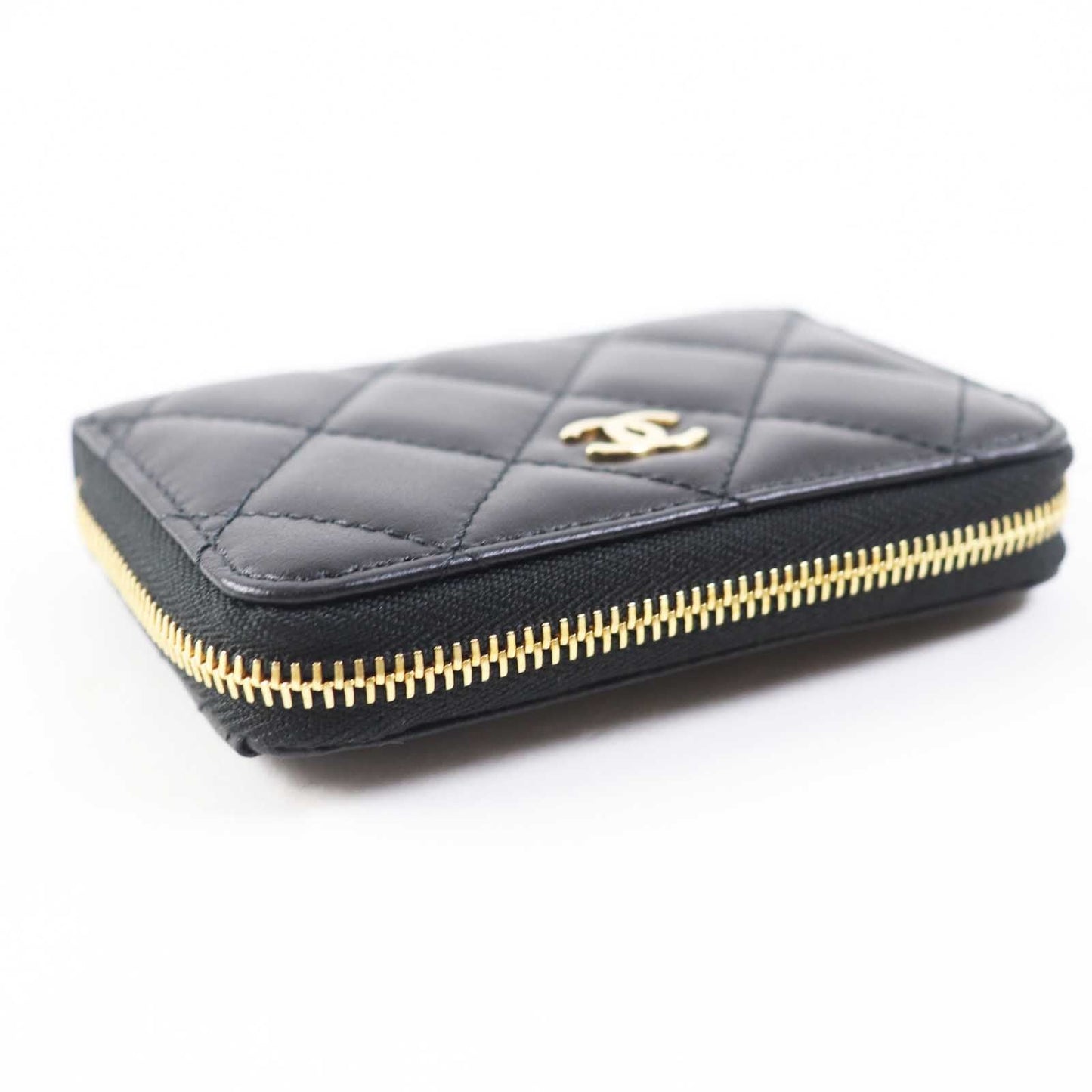Chanel Lamb Leather Classic Zip Coin Purse