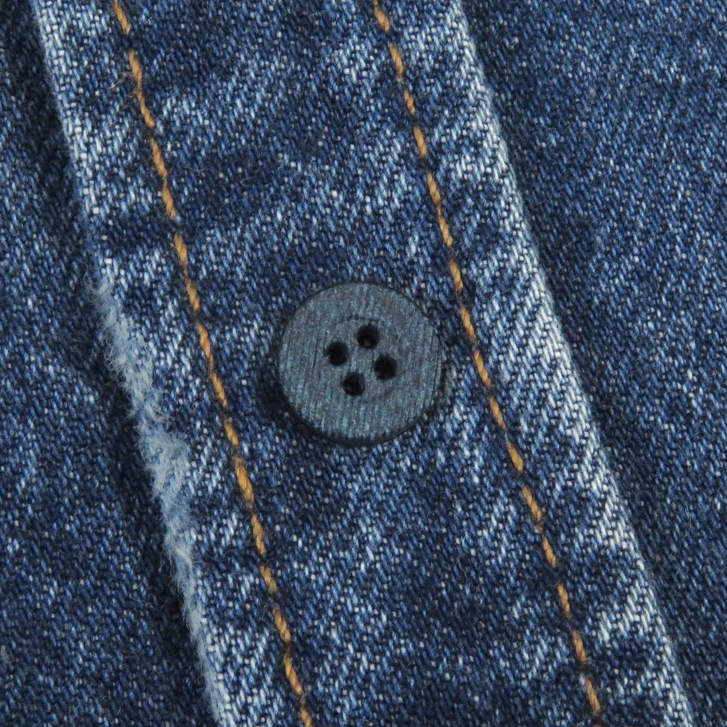 Balenciaga Denim Shirt Indigo Blue S