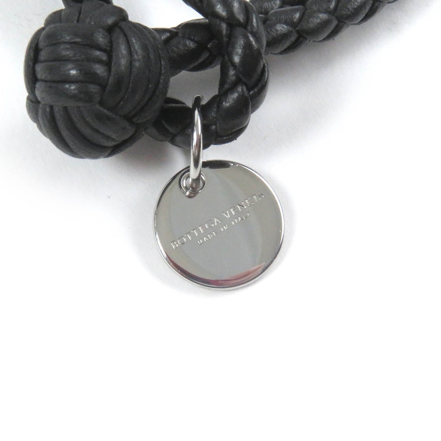 Bottega Veneta Leather Intrecciato Bracelet 113546