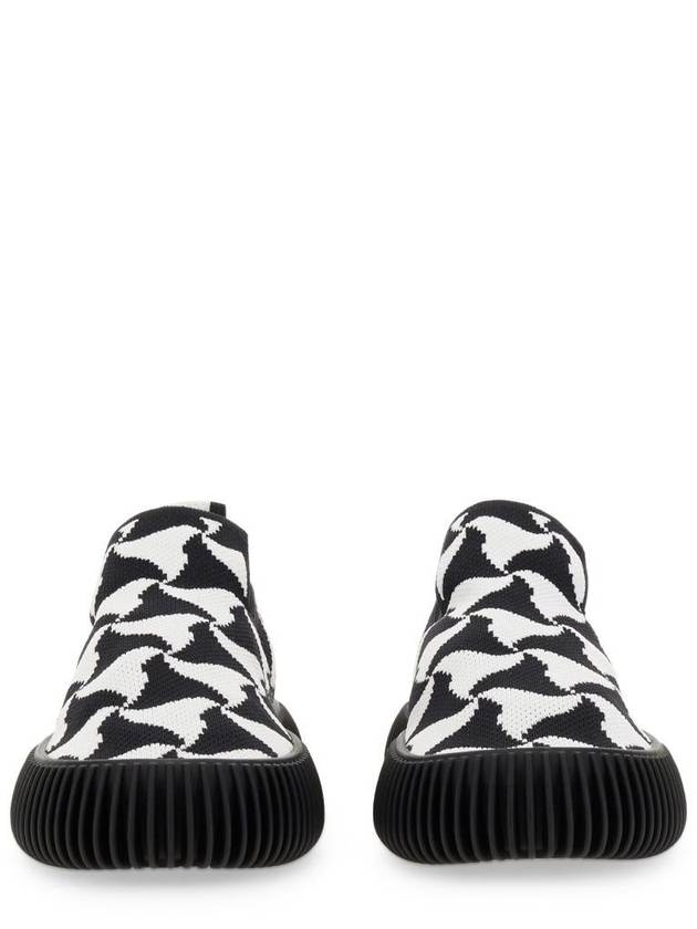 Bottega Veneta Ripple Slip-Ons Black White