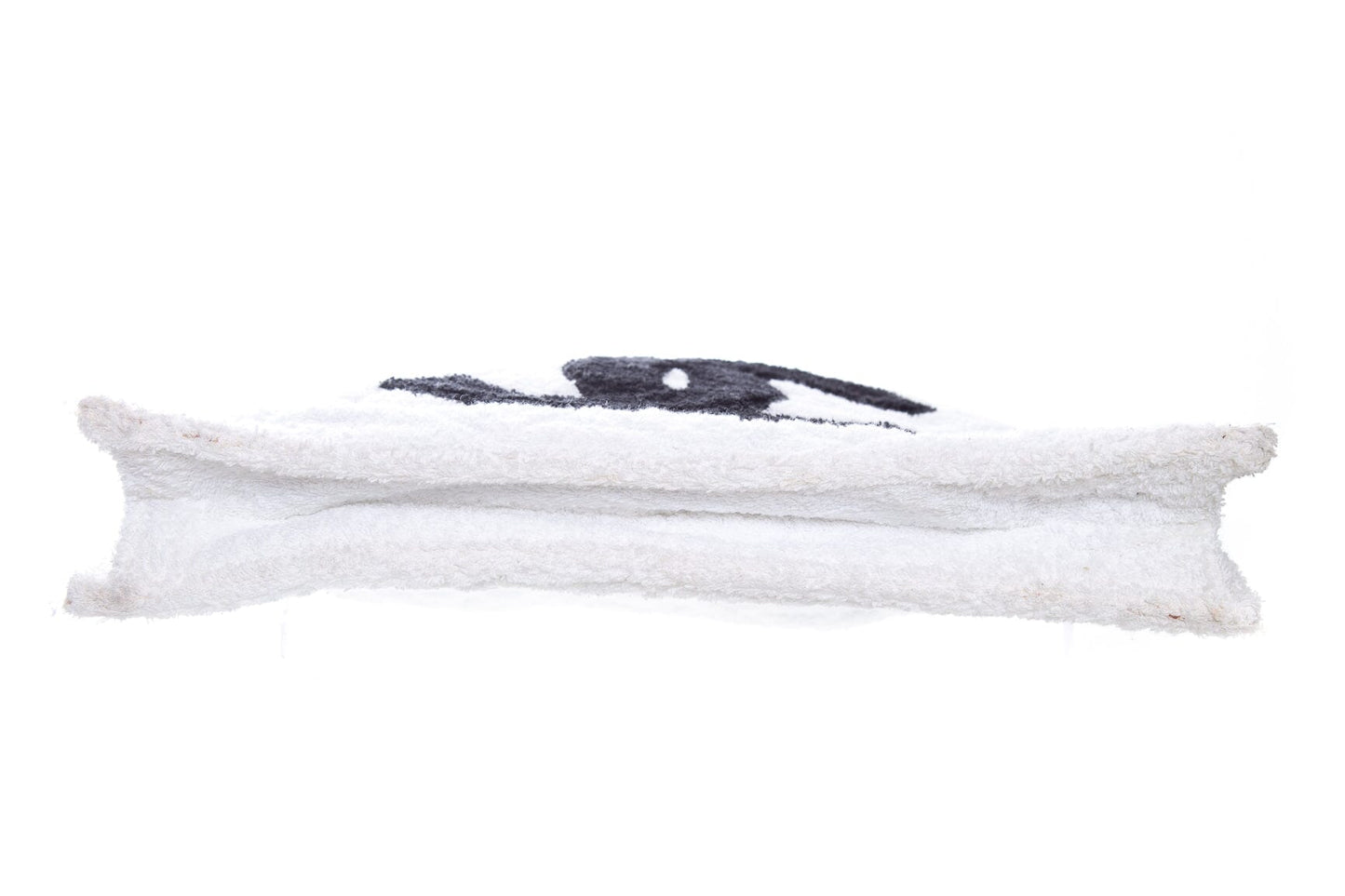 Chanel Vintage 1989/91 Black/White CC Terry Cloth Tote