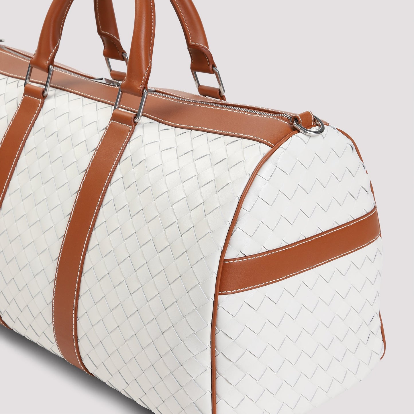 Bottega Veneta Medium Classic Intrecciato Duffle Bag Men