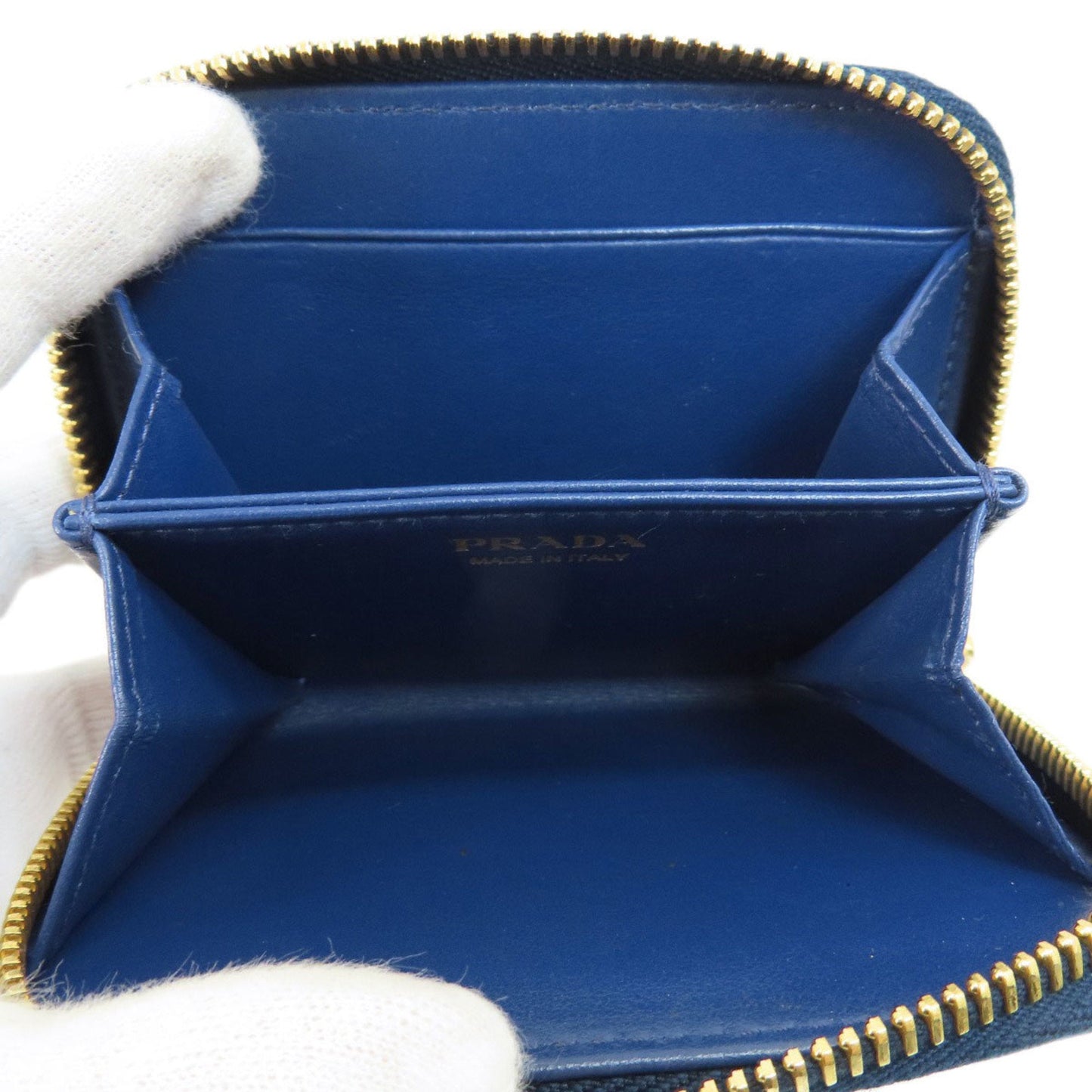 Prada Saffiano Leather Coin Purse/Coin Case ()