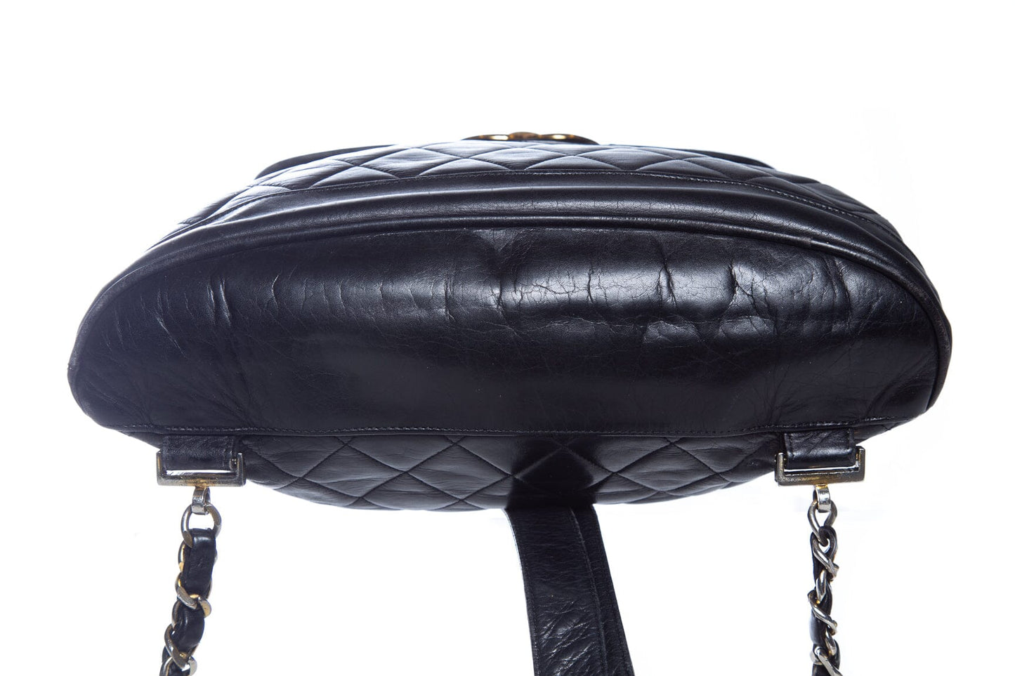 Chanel Vintage 1989/91 Black Quilted Backpack