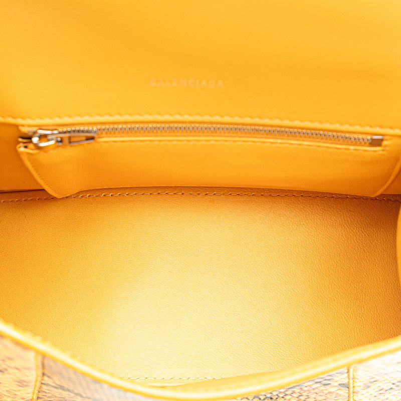 Balenciaga Hourglass Python Embossed 2WAY Bag