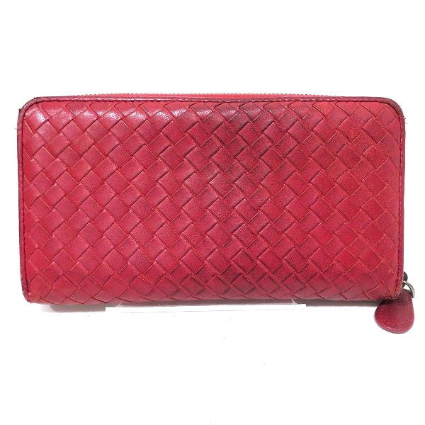 Bottega Veneta Leather Zip Around Wallet