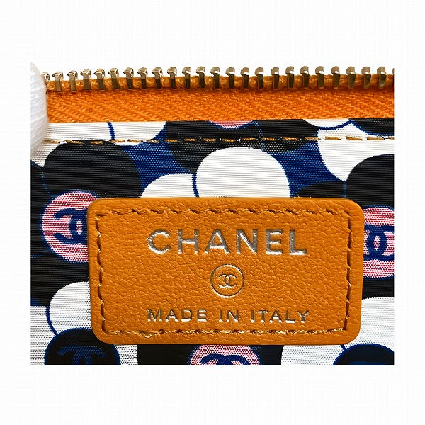 Chanel Matelasse Lambskin Zip Coin Case Wallet