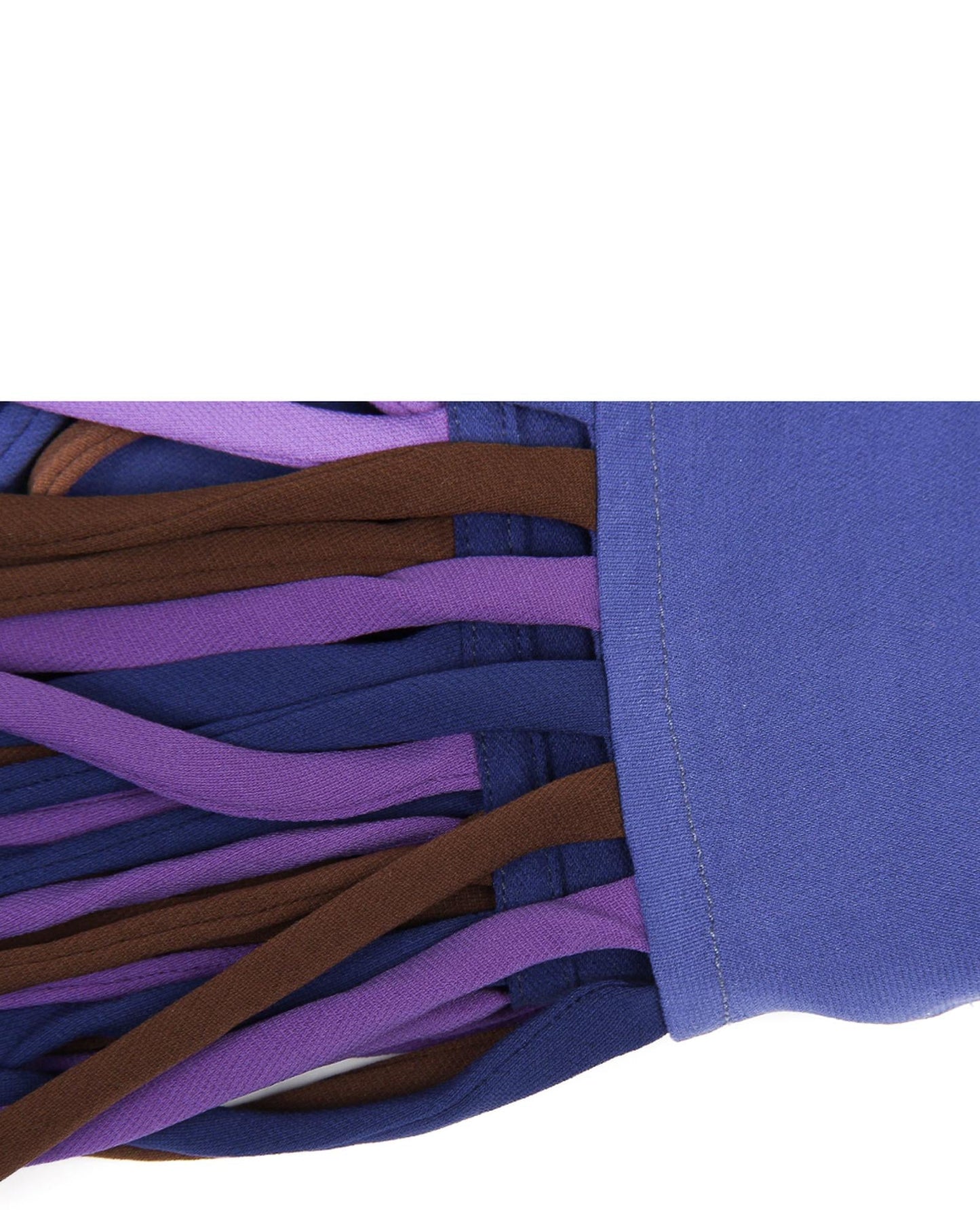 Bottega Veneta Fringed Silk Scarf - Purple