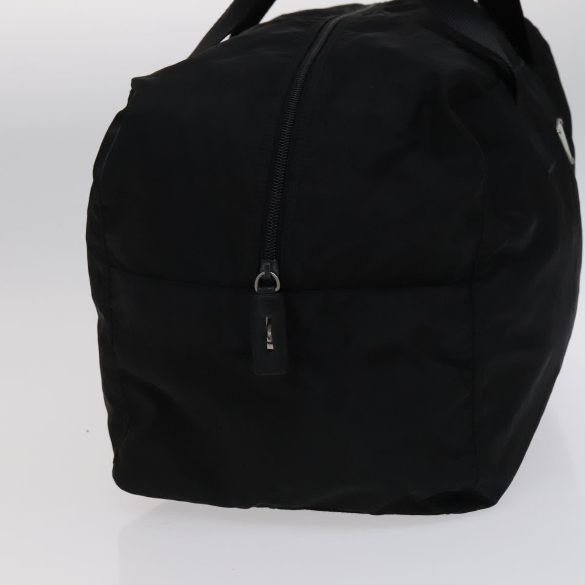 PRADA Boston Bag Nylon Black 109348