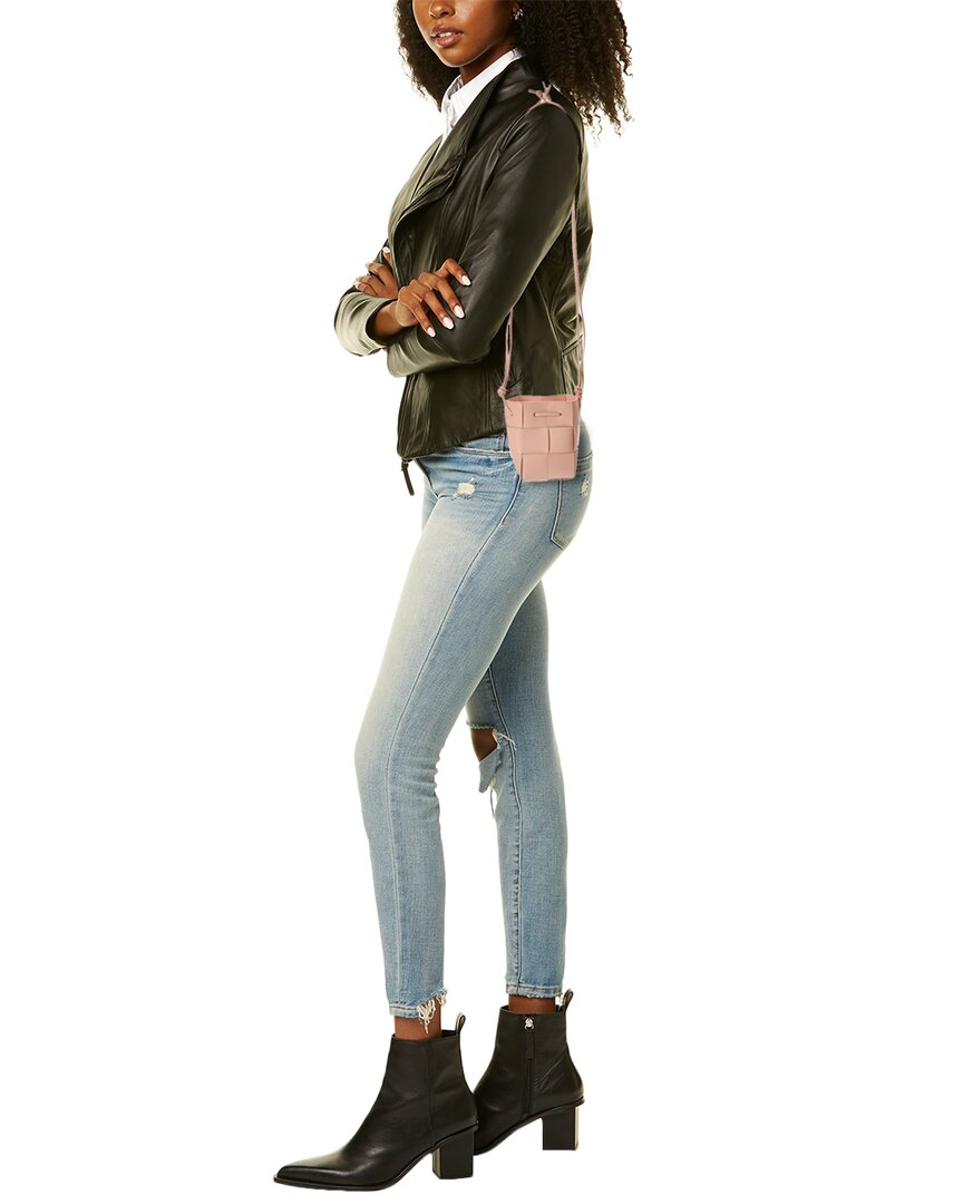 Bottega Veneta Cassette Mini Intrecciato Bucket Bag