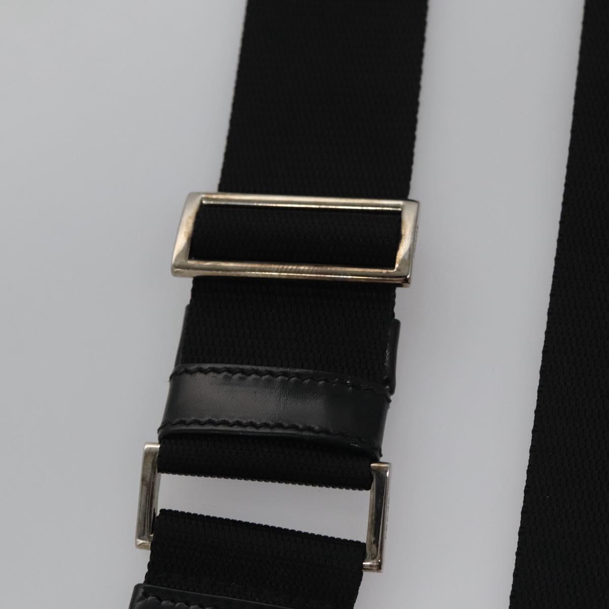 PRADA Adjustable Shoulder Strap Nylon 29.9""-43.3"" Black 112177