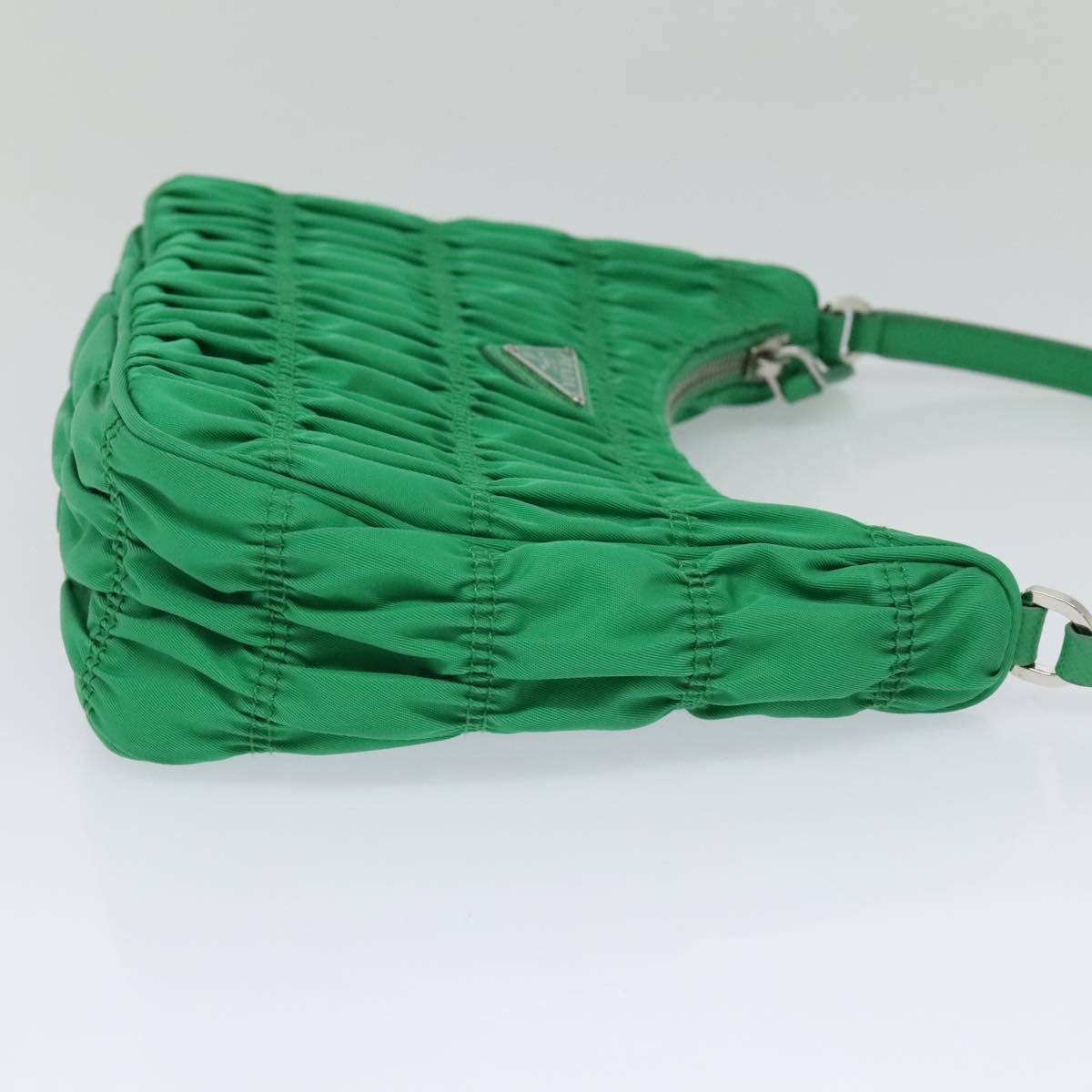 PRADA Shoulder Bag Nylon Green 113677SA
