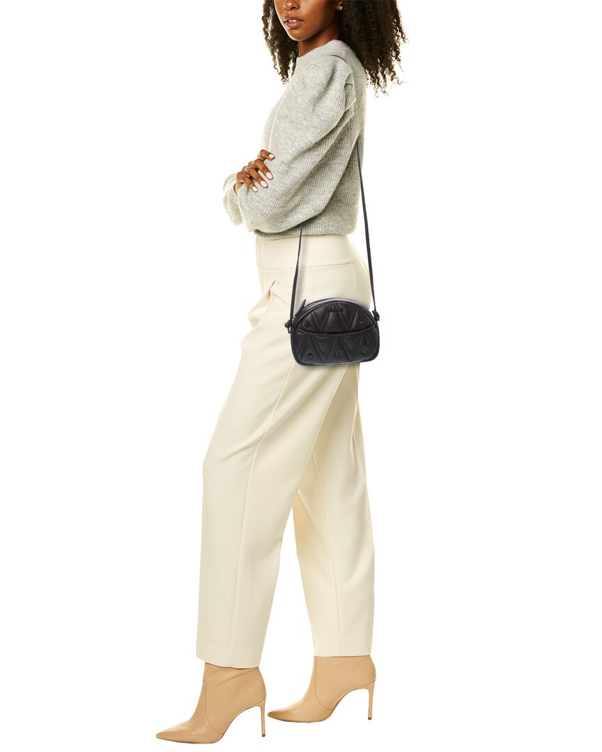 Valentino By Mario Valentino Moony Diamond Leather Crossbody