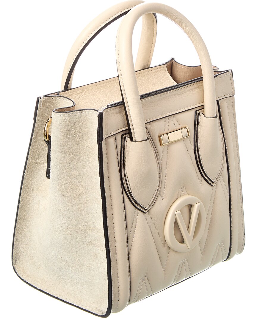 Valentino By Mario Valentino Eva Diamond Leather Tote