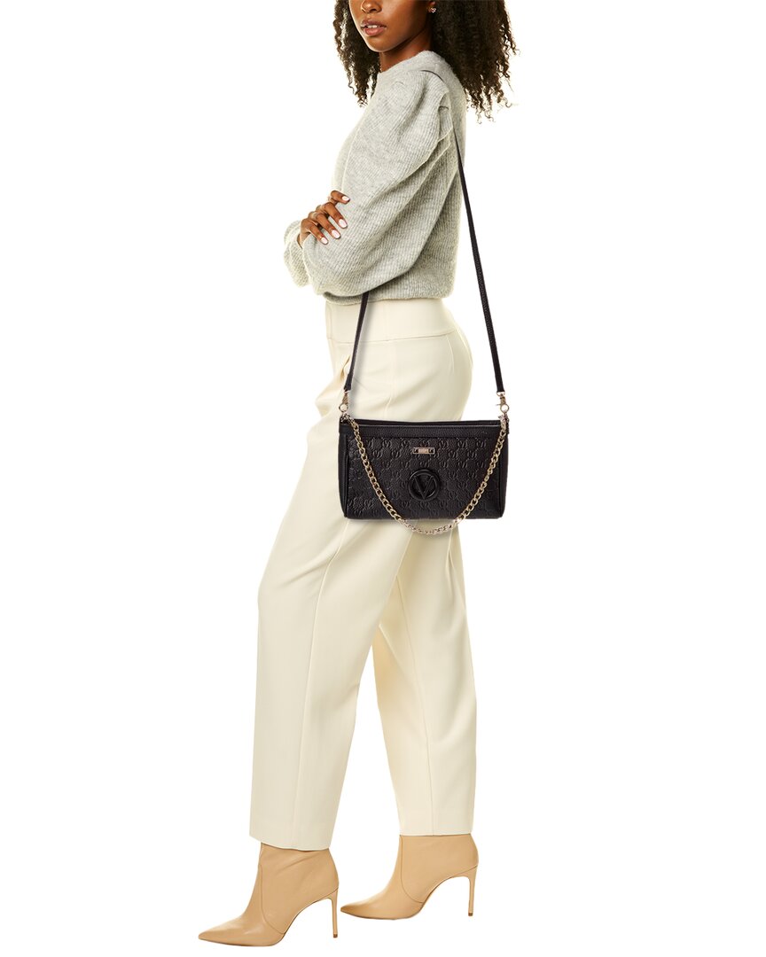 Valentino By Mario Valentino Celia Dollaro Monogram Leather Satchel