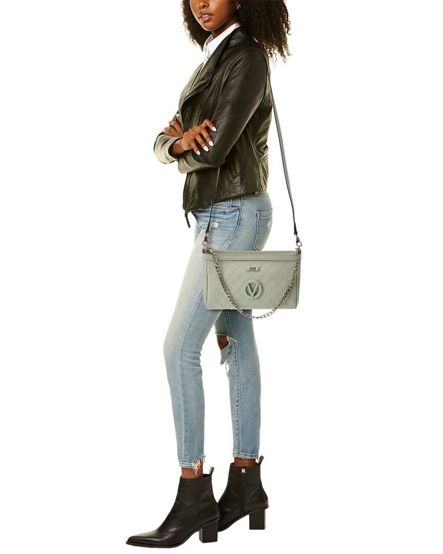 Valentino By Mario Valentino Celia Dollaro Monogram Leather Satchel