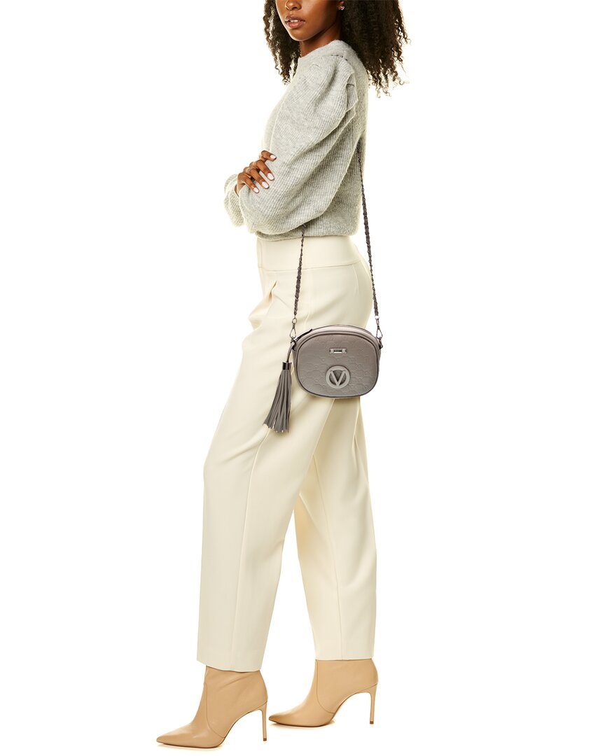 Valentino By Mario Valentino Nina Dollaro Monogram Leather Crossbody