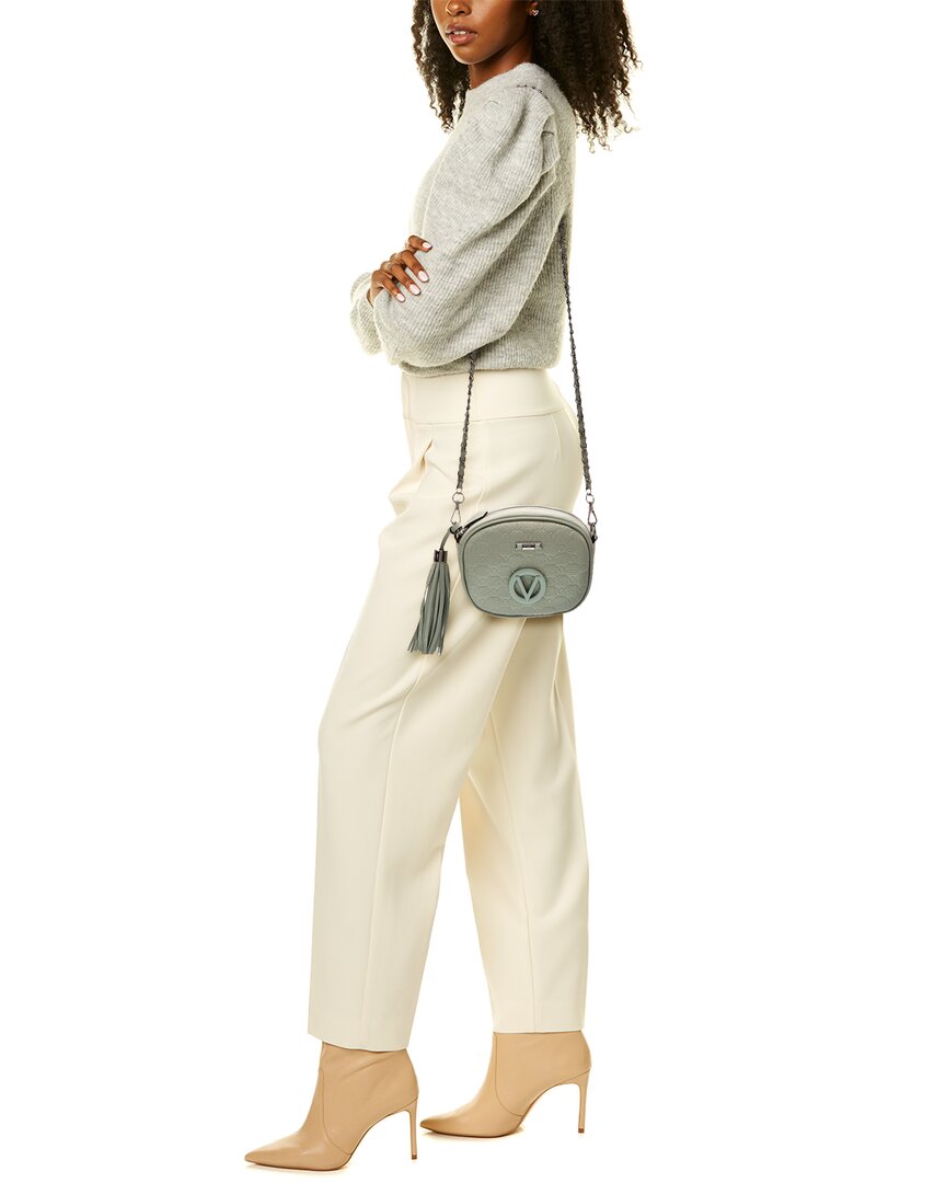 Valentino By Mario Valentino Nina Dollaro Monogram Leather Crossbody