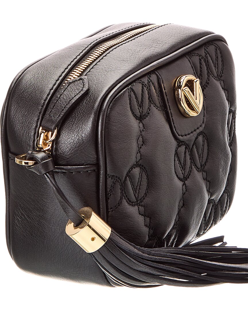 Valentino By Mario Valentino Amel Monogram Leather Crossbody