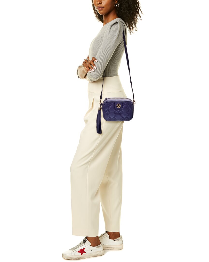 Valentino By Mario Valentino Amel Monogram Leather Crossbody