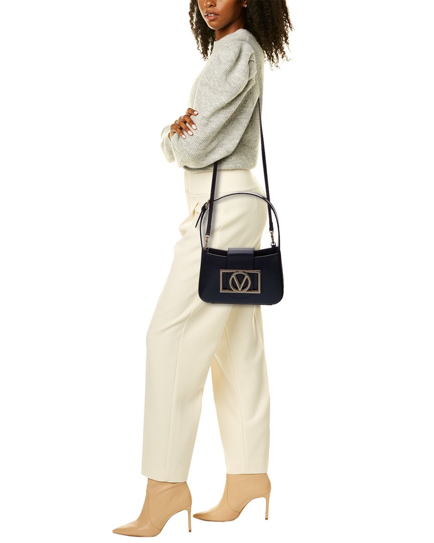 Valentino By Mario Valentino Kai Super V Leather Crossbody