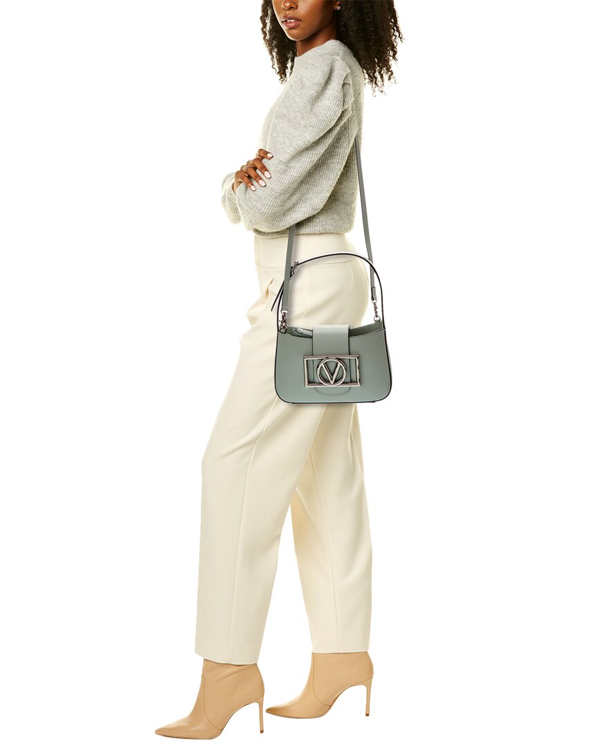 Valentino By Mario Valentino Kai Super V Leather Crossbody