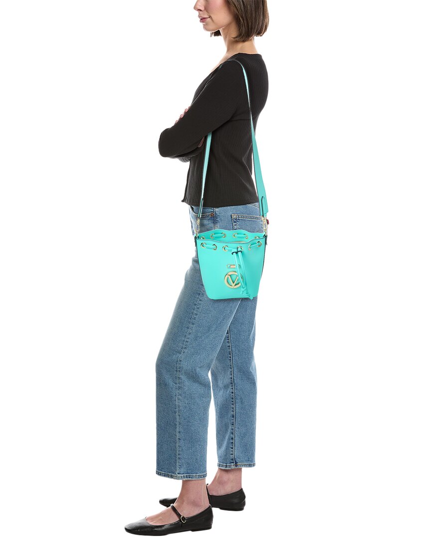 Valentino By Mario Valentino Jules Bonbonniere Leather Bucket Bag