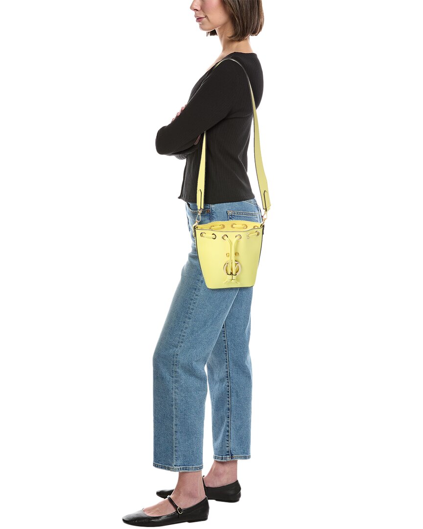 Valentino By Mario Valentino Jules Bonbonniere Leather Bucket Bag