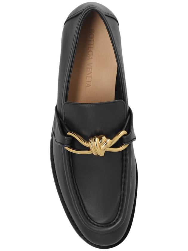 Bottega Veneta Bottega Veneta Shoes Astaire Type Loafers, Men's, Navy Blue