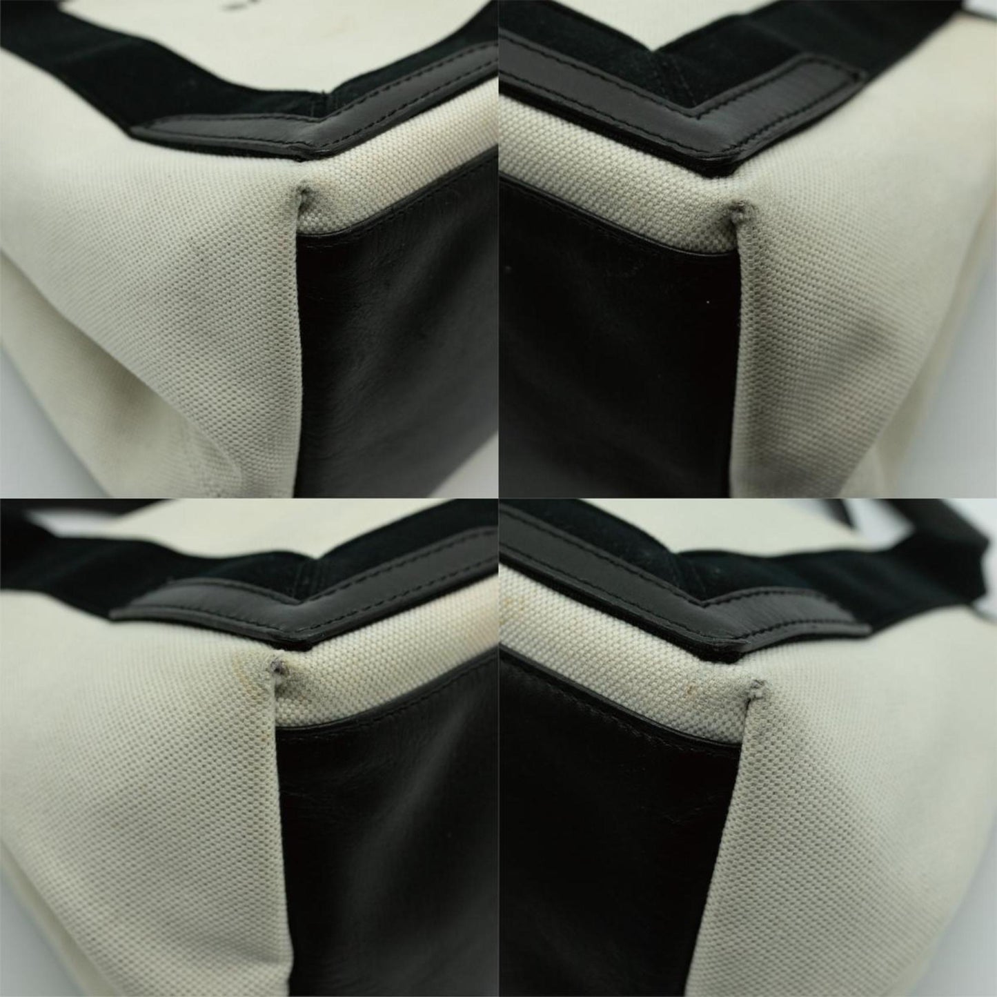 BALENCIAGA Navy Cabas Handbag