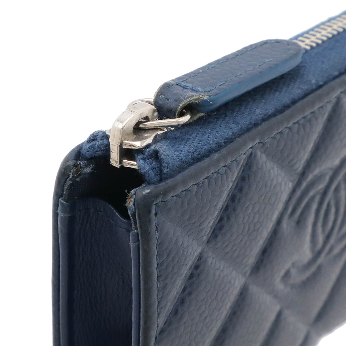 Chanel Caviar Skin Coin Case Blue