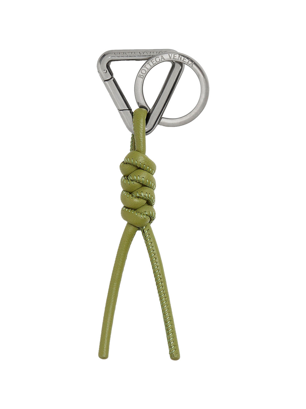 Bottega Veneta Men Triangle Key Ring With Hook