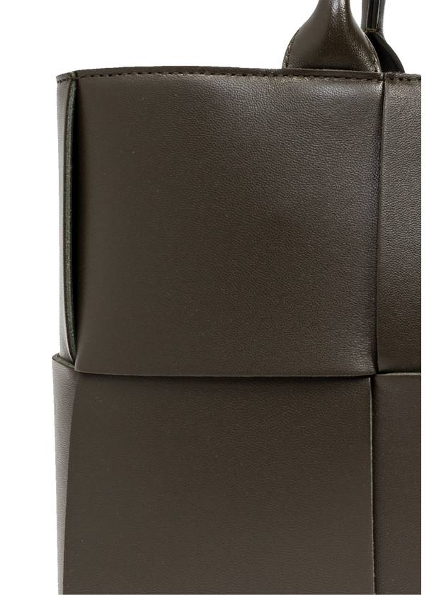 Bottega Veneta Arco Intrecciato Small Tote Bag Brown