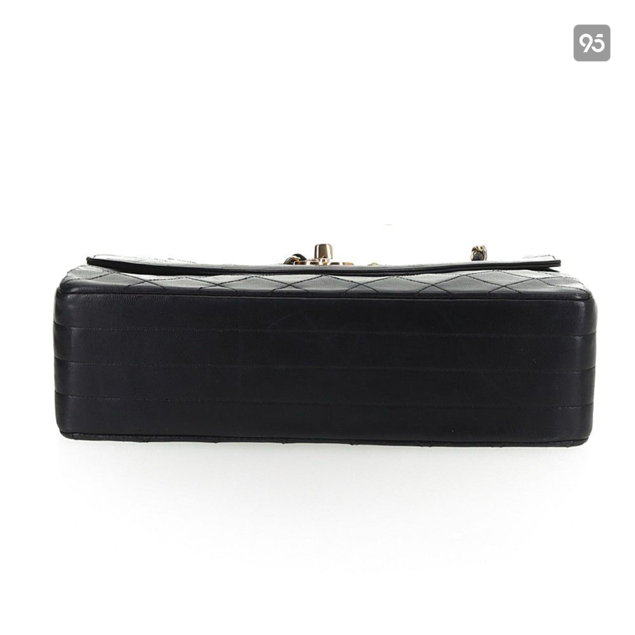 Chanel CC Quilted Leather Flap Bag Leather Shoulder Bag in New Condition