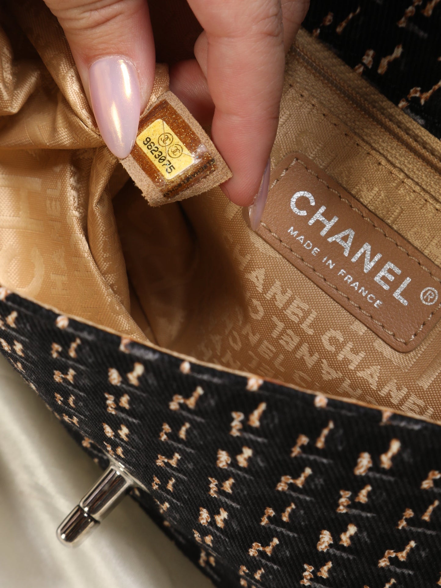 Rare Chanel Clover Half Flap Bag
