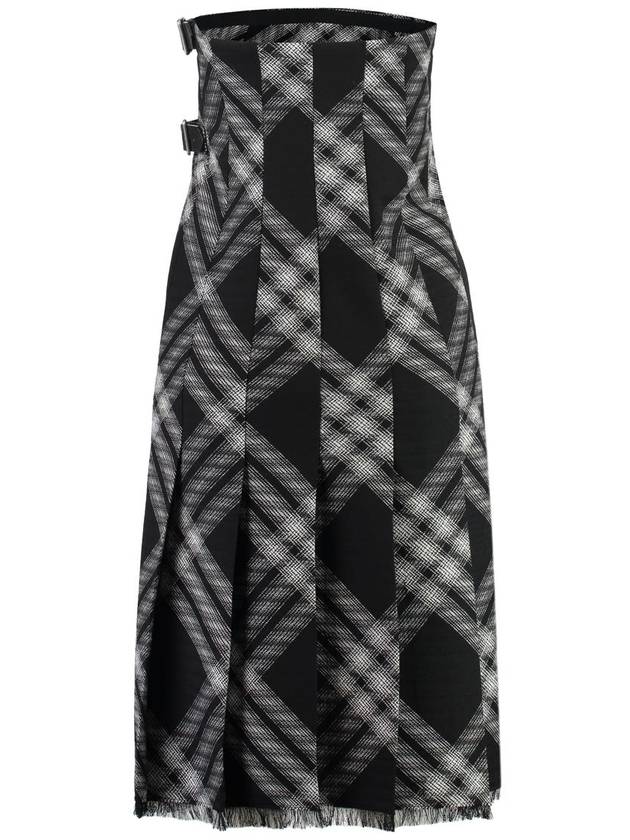 Burberry 24 ss Wool KILT Dress WITH Check Motif 8083033A7680 B0651009600