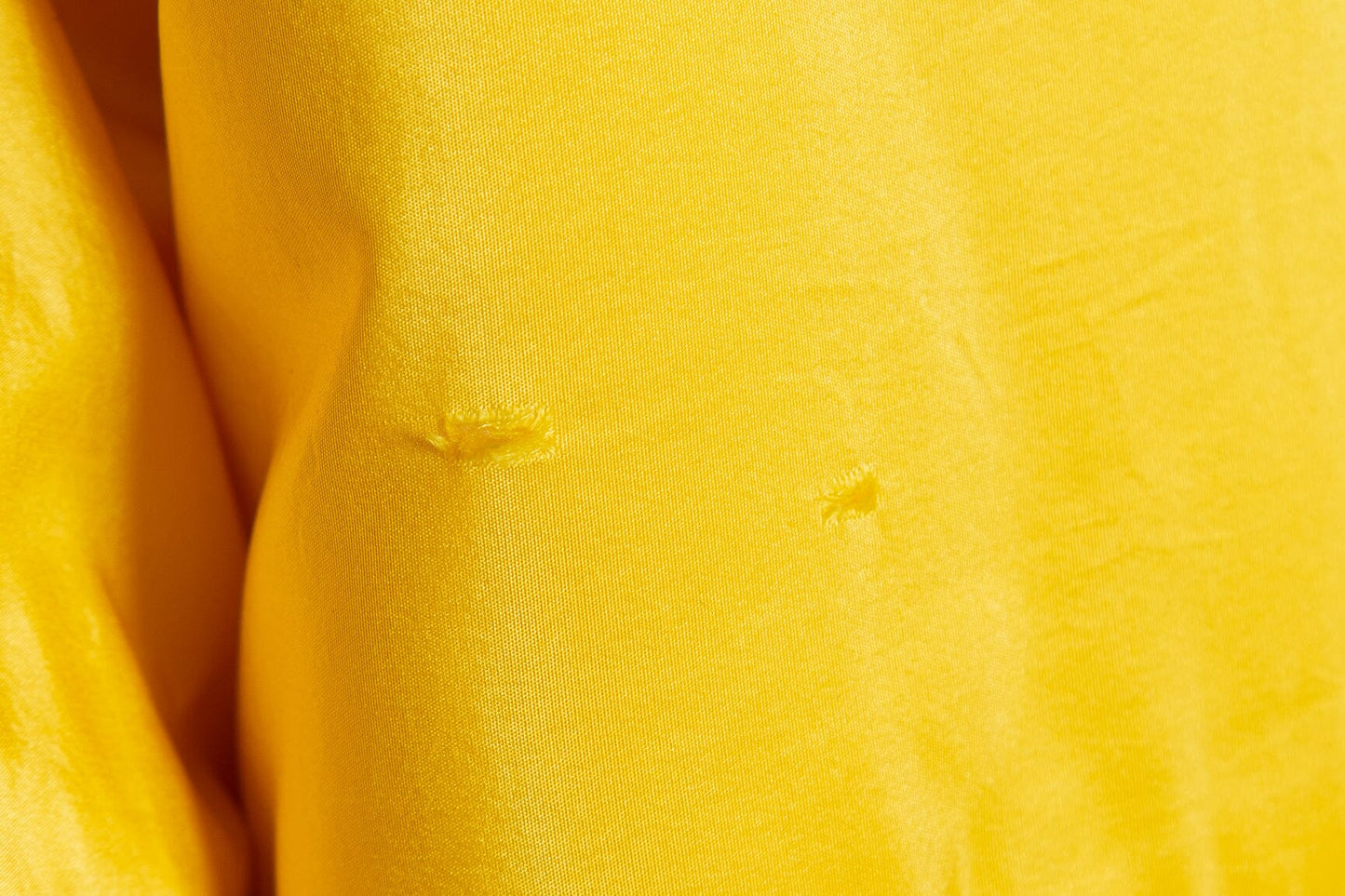 Chanel Vintage 1990s Yellow Quilted Bomber Coat SZ 38