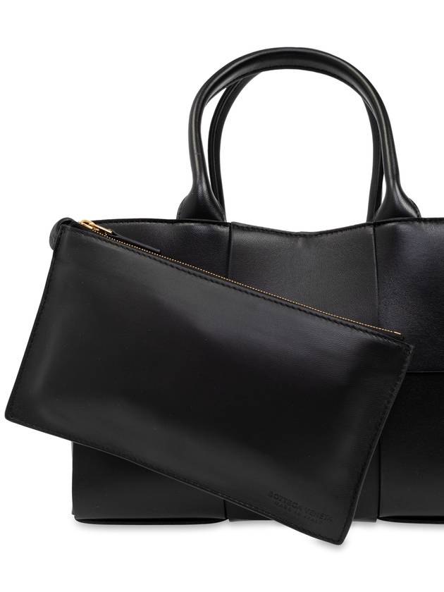 Bottega Veneta Arco Intrecciato Small Tote Bag Black