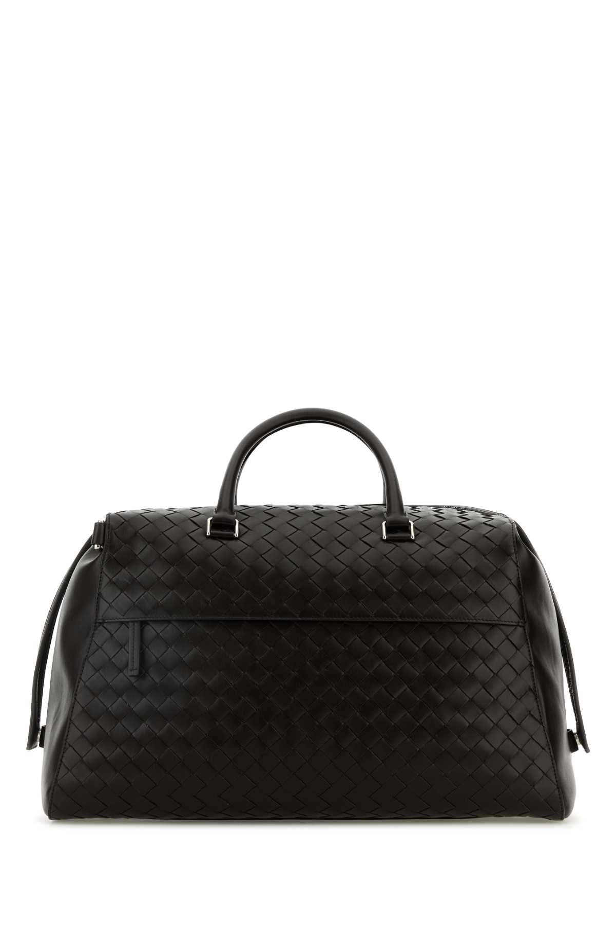 Bottega Veneta Men Dark Brown Weekender Tape Travel Bag