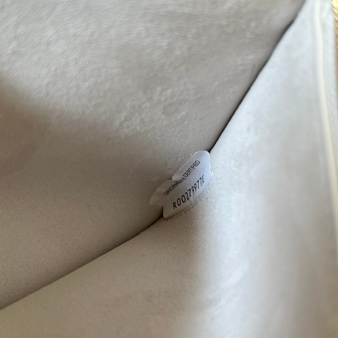 Bottega Veneta MEDIUM SOLSTICE 44 WHITE LAMBSKIN