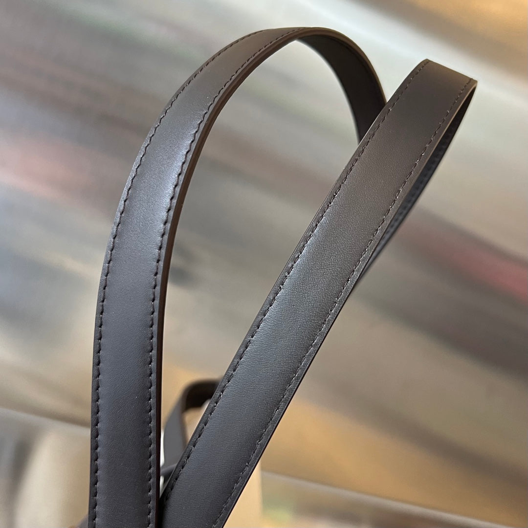 Bottega Veneta FLIP FLAP 30 IN WHITE CANVAS AND BLACK CALSKIN