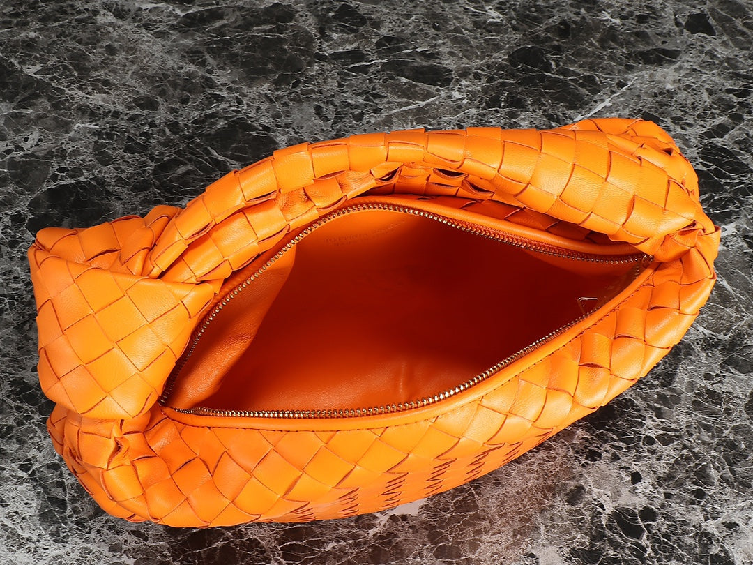 Bottega Veneta bv teen jodie 36cm orange lambskin