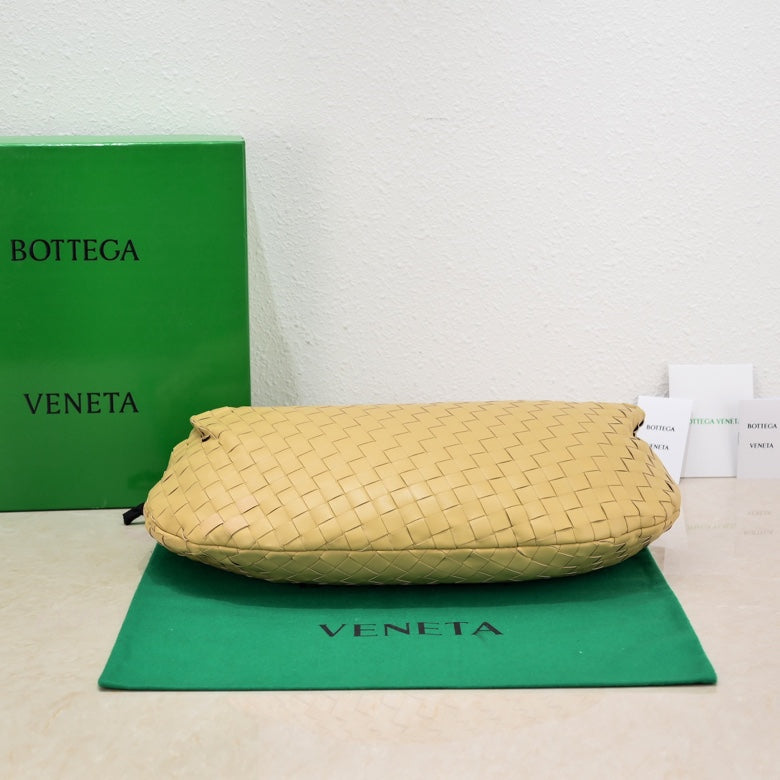 Bottega Veneta small jodie 48 lime lambskin