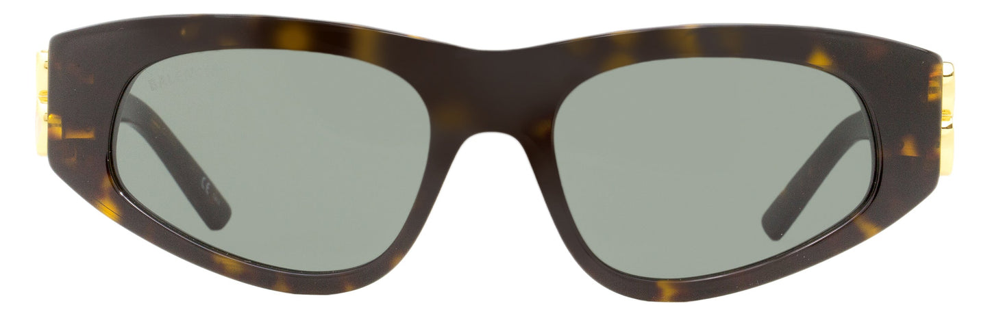 Balenciaga Women's Cateye Sunglasses BB0095S 002 Havana/Gold 53mm