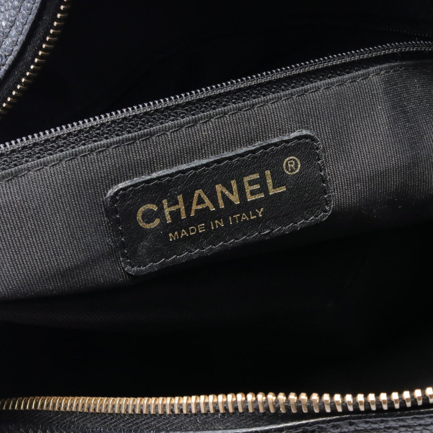 Chanel Caviar Skin Matelasse Handbag Black