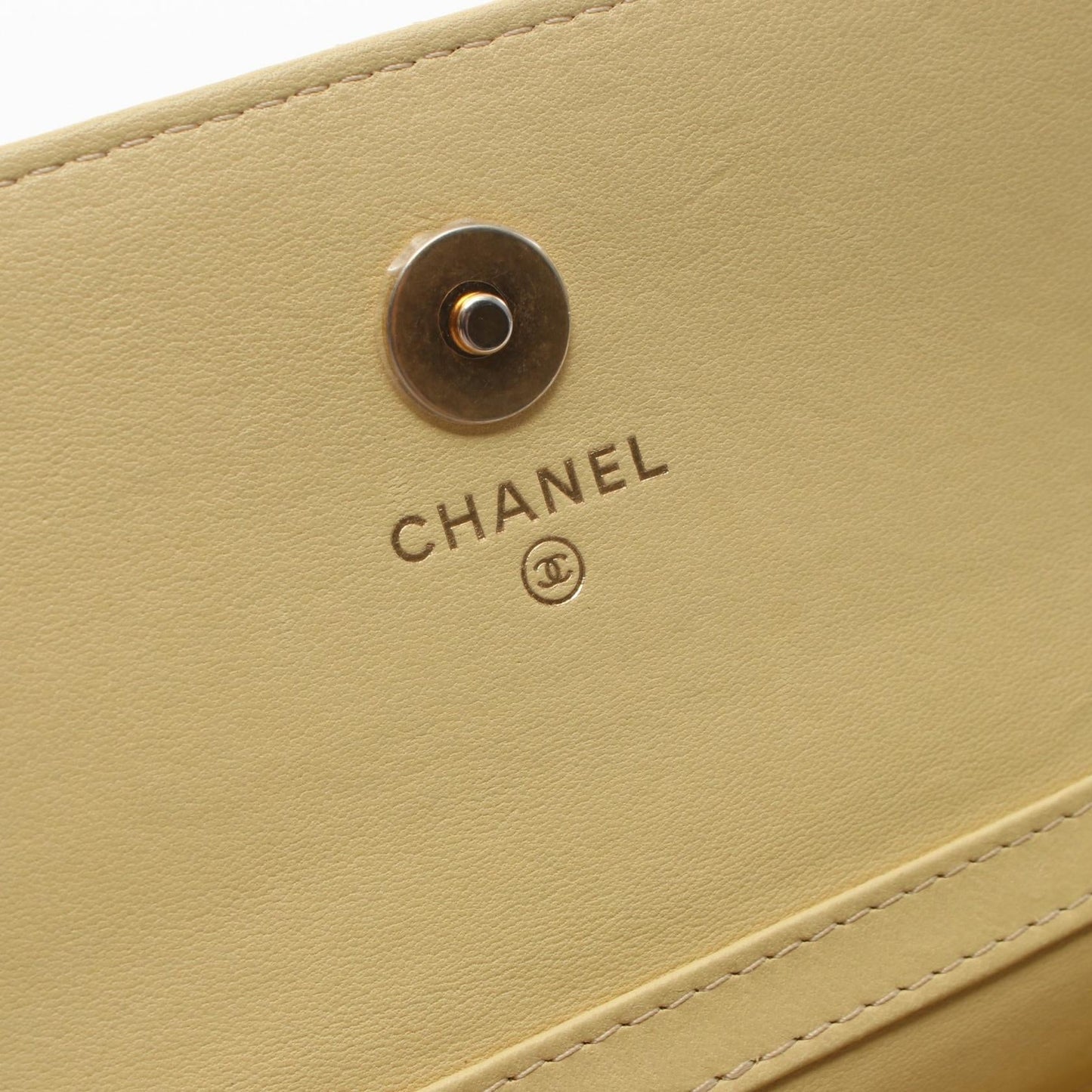 Chanel CC Matelasse Wallet on Chain Leather Shoulder Bag C38J5TGK in New Condition
