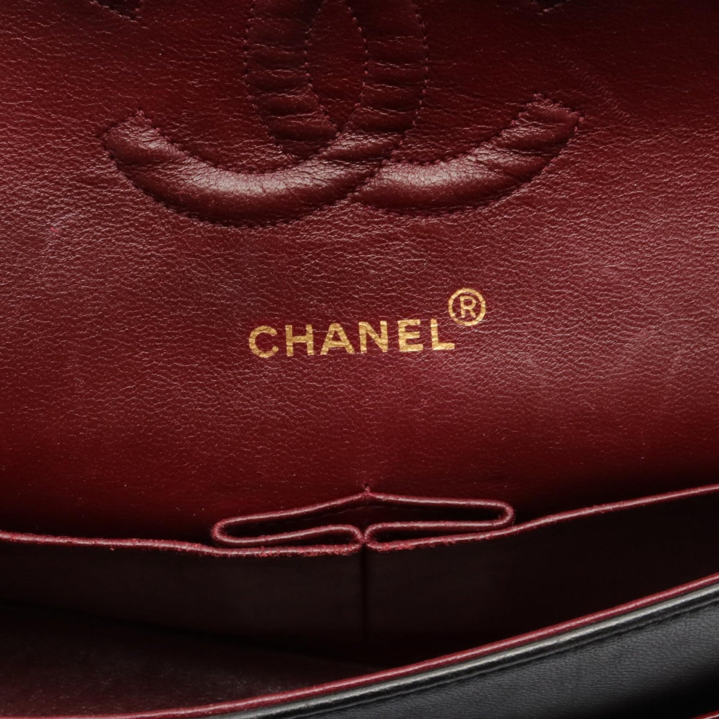 Chanel Lambskin Matelasse W Flap Shoulder Bag