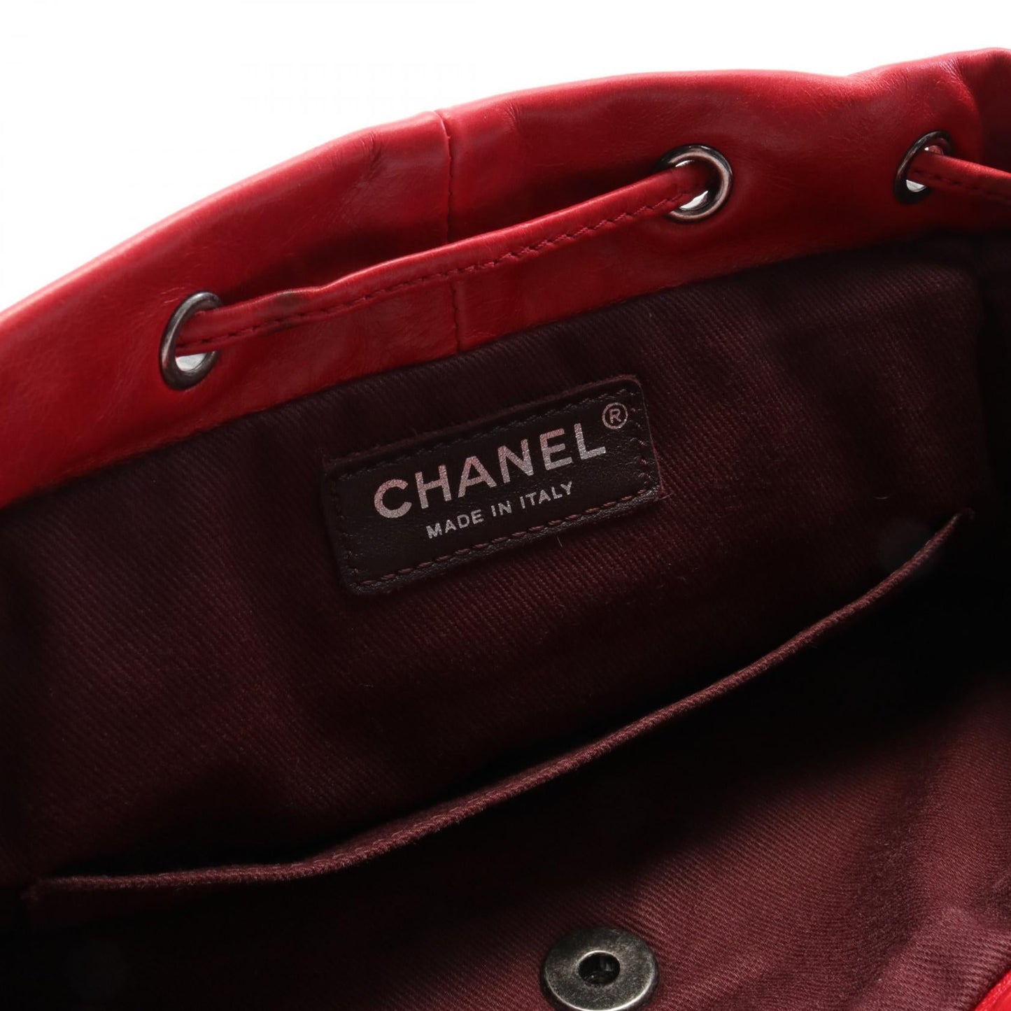 Chanel Shearling Mountain Backpack Natural Material Backpack in New Condition