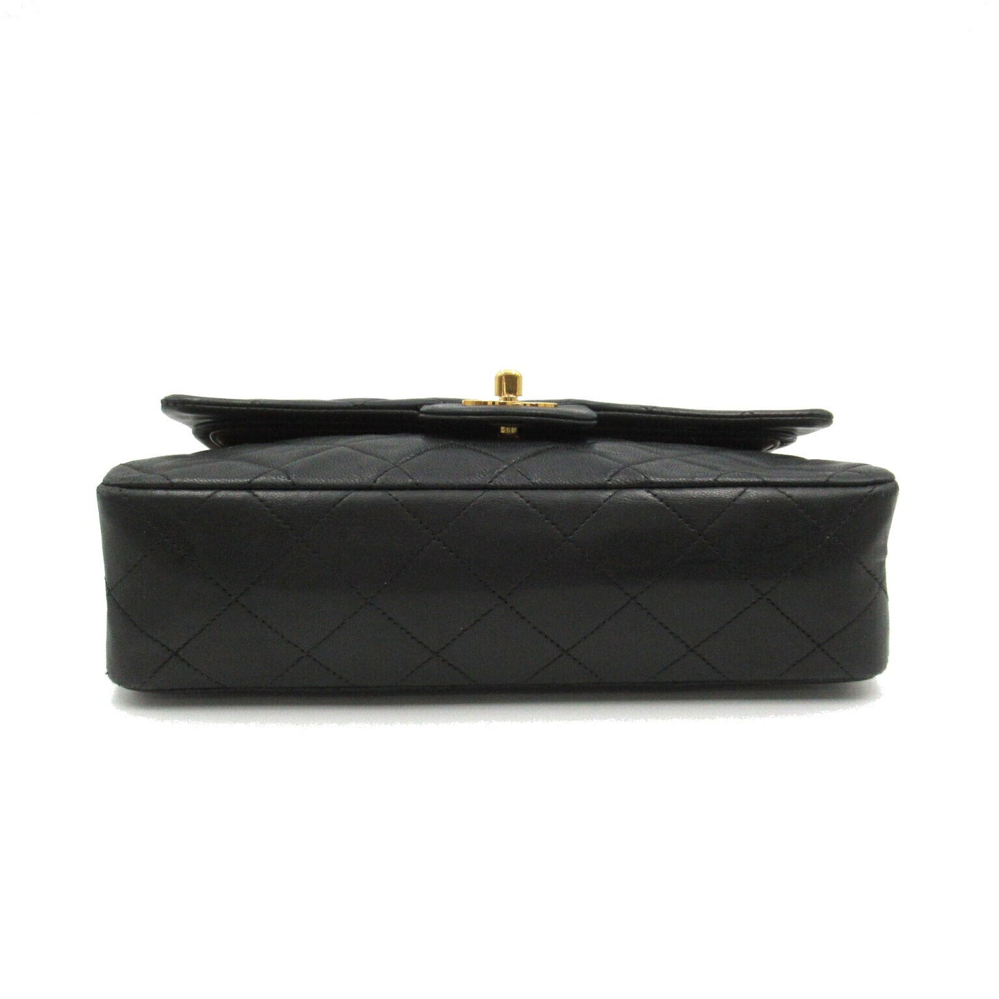 Chanel Lambskin Double Flap Shoulder Bag
